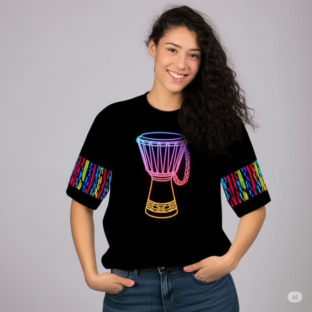 The Neon Drum Tee